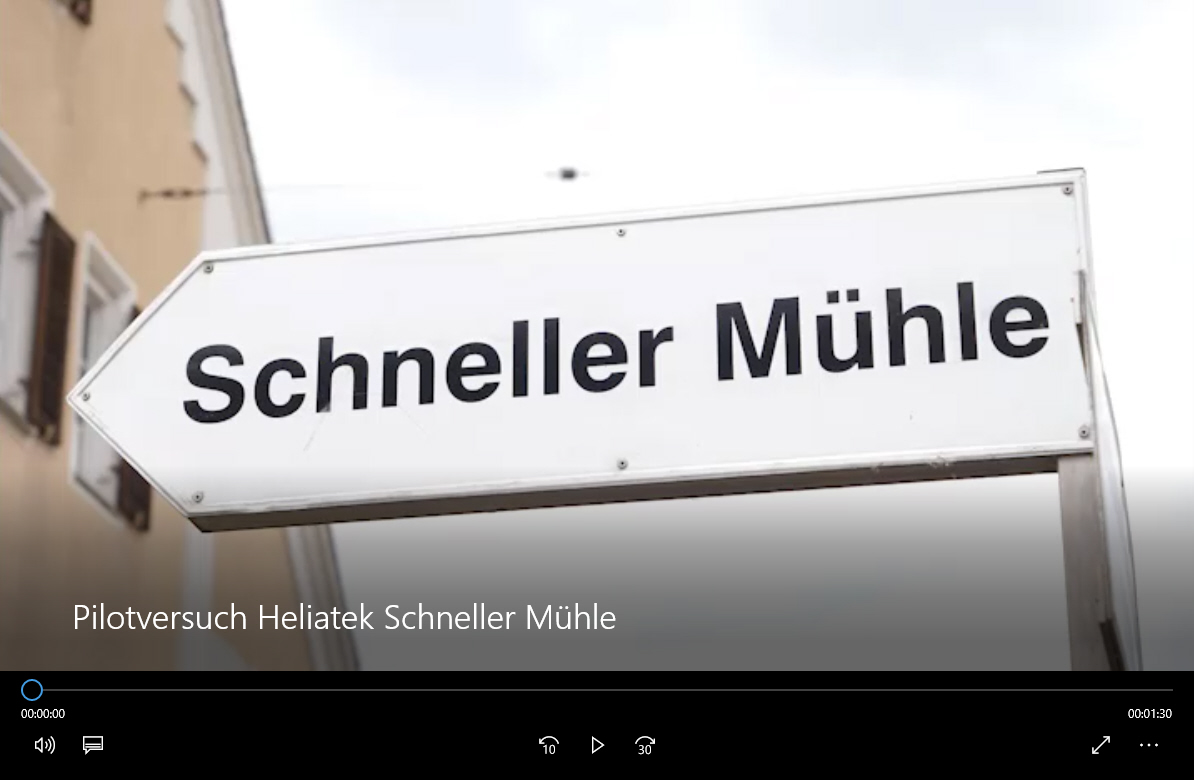 Straßenschild mit Aufschrift Schneller Mühle.