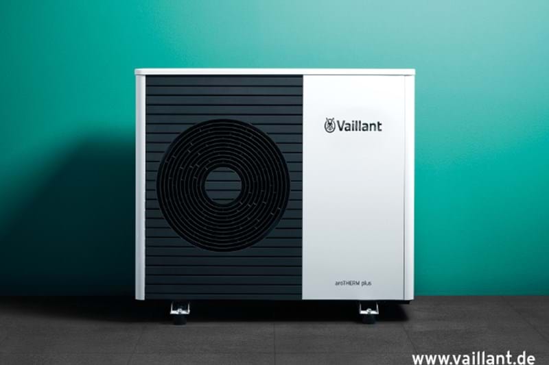 Wärmepumpe von Vaillant GmbH Frontale Ansicht