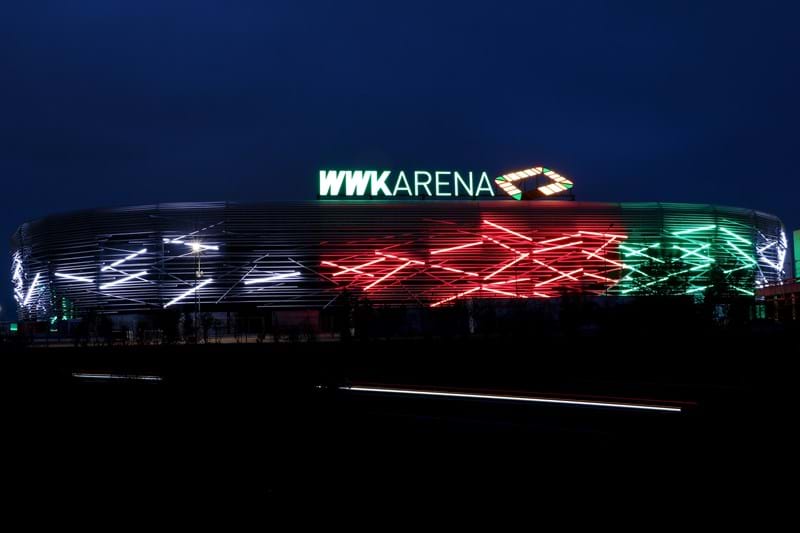 WWK Arena in Augsburg. 