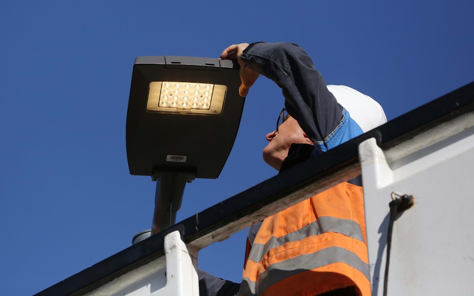 Umrüstung der Straßenbeleuchtung auf LED
